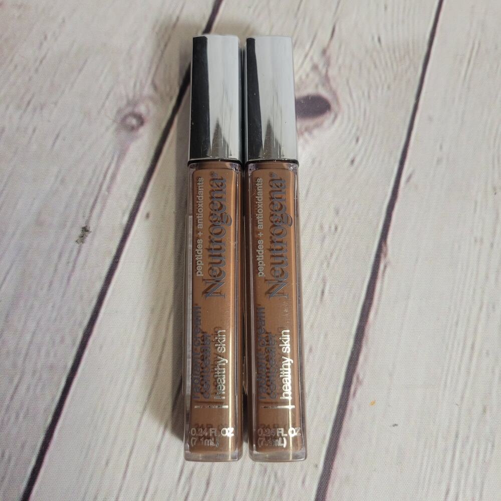 Neutrogena Radiant Cream Concealer NEW  Pack of 2 Espresso Peptides+Antioxidants